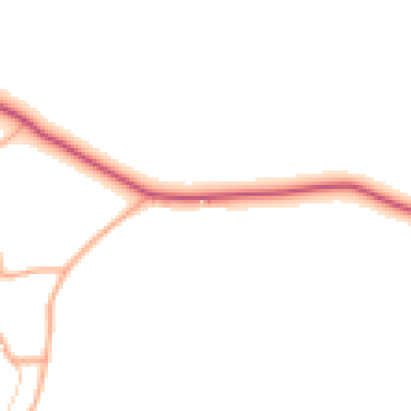 Daytime road noise heatmap for NR12 8UX