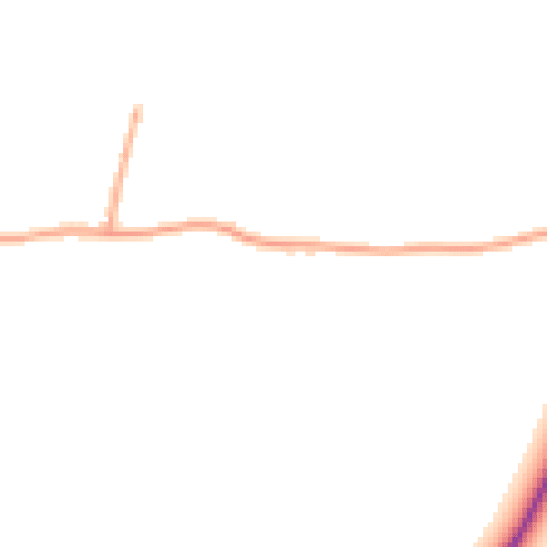 Daytime road noise heatmap for NR12 8YJ