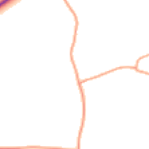 Daytime road noise heatmap for NR12 8YT