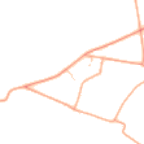 Daytime road noise heatmap for NR12 9JH