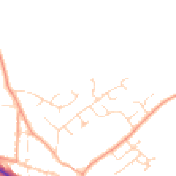 Daytime road noise heatmap for NR12 9JJ