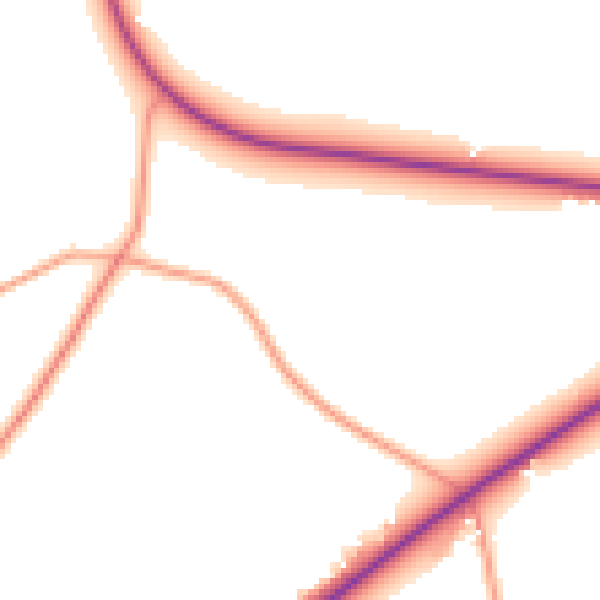 Daytime road noise heatmap for NR12 9ND