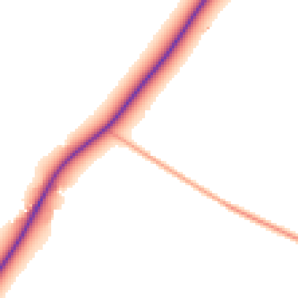 Daytime road noise heatmap for NR13 3AU