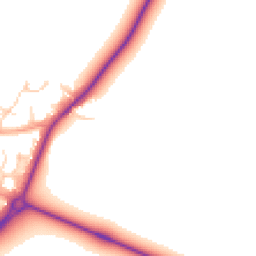 Daytime road noise heatmap for NR13 3AZ