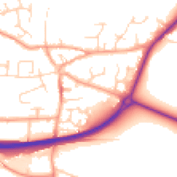 Daytime road noise heatmap for NR13 3BE