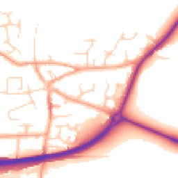 Daytime road noise heatmap for NR13 3BG