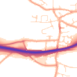 Daytime road noise heatmap for NR13 3BU