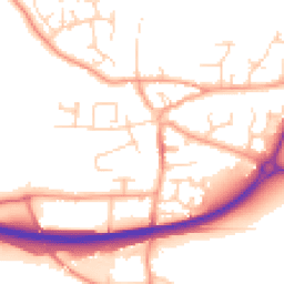 Daytime road noise heatmap for NR13 3BW