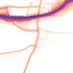 Daytime road noise heatmap for NR13 3DF