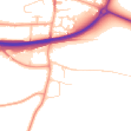 Daytime road noise heatmap for NR13 3DH