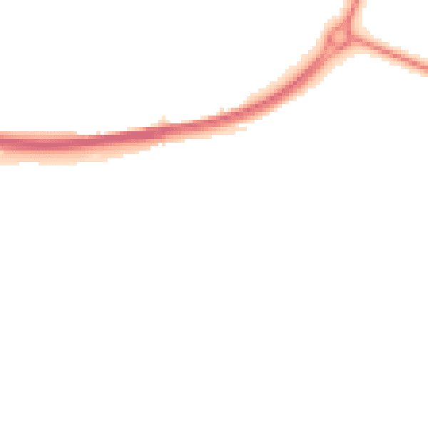 Night-time road noise heatmap for NR13 3DH