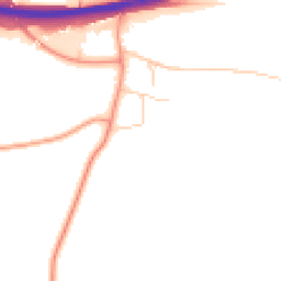 Daytime road noise heatmap for NR13 3DP