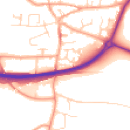 Daytime road noise heatmap for NR13 3DQ