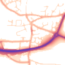 Daytime road noise heatmap for NR13 3DX
