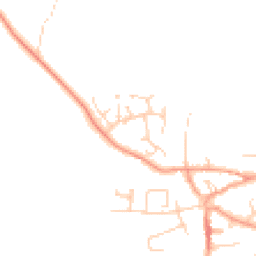 Daytime road noise heatmap for NR13 3EE