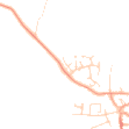Daytime road noise heatmap for NR13 3EW