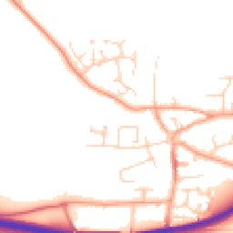 Daytime road noise heatmap for NR13 3FB