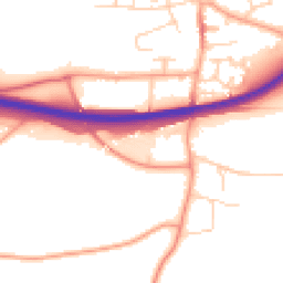 Daytime road noise heatmap for NR13 3FJ