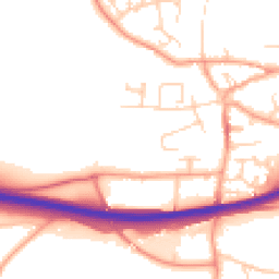 Daytime road noise heatmap for NR13 3FS