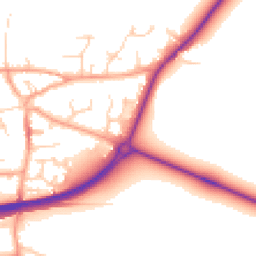 Daytime road noise heatmap for NR13 3JR