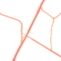 Daytime road noise heatmap for NR13 3LJ