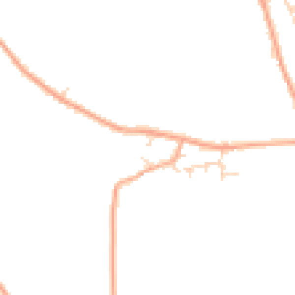Daytime road noise heatmap for NR13 3NB