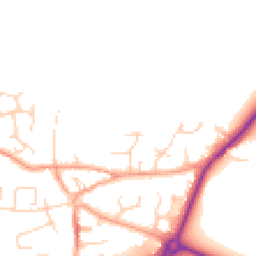 Daytime road noise heatmap for NR13 3RE