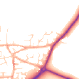 Daytime road noise heatmap for NR13 3RL