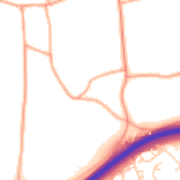 Daytime road noise heatmap for NR13 4BX