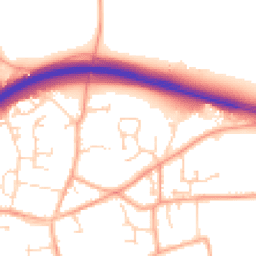 Daytime road noise heatmap for NR13 4FG