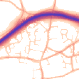 Daytime road noise heatmap for NR13 4JF