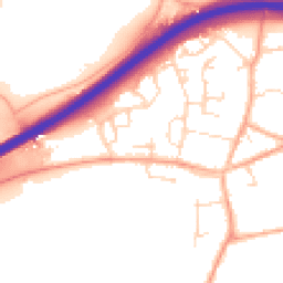 Daytime road noise heatmap for NR13 4JT
