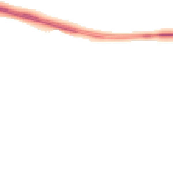 Night-time road noise heatmap for NR13 4LL