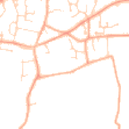 Daytime road noise heatmap for NR13 4NA