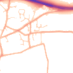 Daytime road noise heatmap for NR13 4NQ