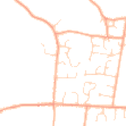 Daytime road noise heatmap for NR13 4NZ