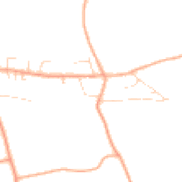 Daytime road noise heatmap for NR13 4PR