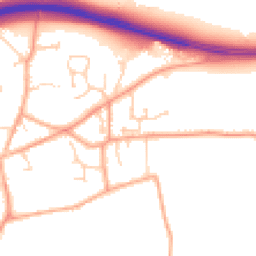 Daytime road noise heatmap for NR13 4QY