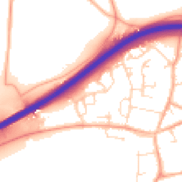 Daytime road noise heatmap for NR13 4TX