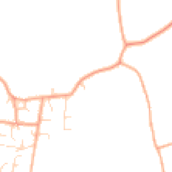 Daytime road noise heatmap for NR13 4UH