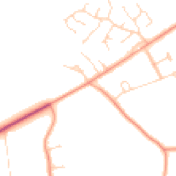 Daytime road noise heatmap for NR13 5BE
