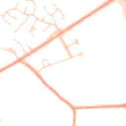 Daytime road noise heatmap for NR13 5BH