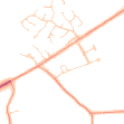 Daytime road noise heatmap for NR13 5BJ