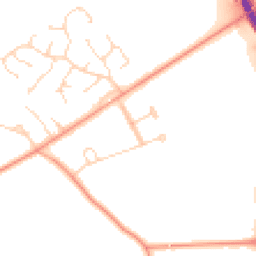 Daytime road noise heatmap for NR13 5BL