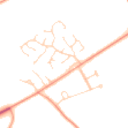 Daytime road noise heatmap for NR13 5BN