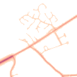 Daytime road noise heatmap for NR13 5BS