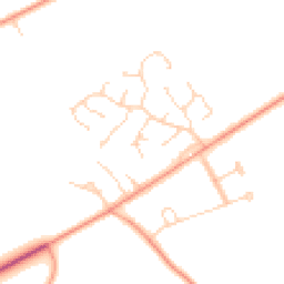 Daytime road noise heatmap for NR13 5BW