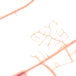 Daytime road noise heatmap for NR13 5DZ
