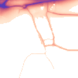 Daytime road noise heatmap for NR13 5FZ