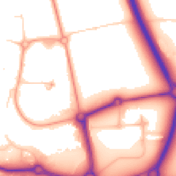 Daytime road noise heatmap for NR13 5GJ